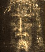 The face of Jesus, from the Shroud of Turin