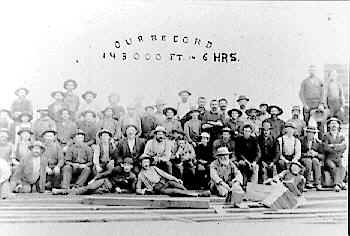 Mill workers set record