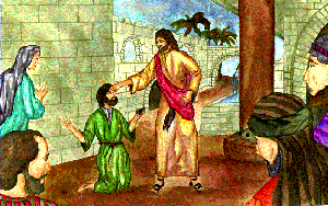 Jesus 
healing