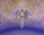 the Angel 
with a great Chain