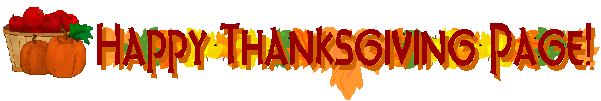 Happy Thanksgiving 
Page