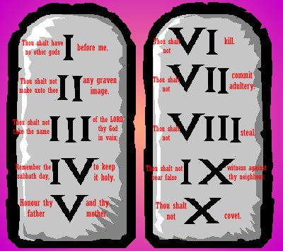 The Ten Commandments