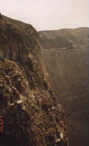 inside volcano