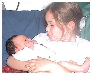 Katy and baby
