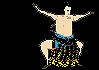 A sumo wrestler