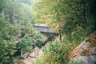 One of the Covered Bridges near the Flume
