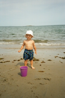 Evan, posing