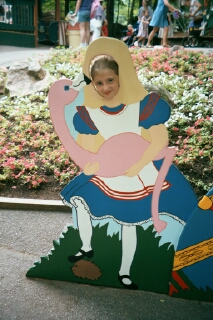 Julia as Alice in Wonderland