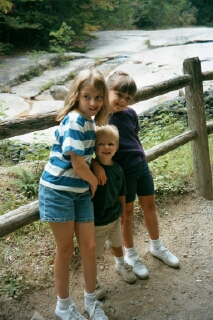 Stone at the flume