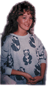 Jeri in 1988... picture taken before going out on a 