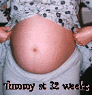 tummy at 32 1/2 weeks