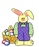 Easter Bunny with Eggs