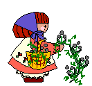 Girl holding basket