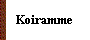  Koiramme 