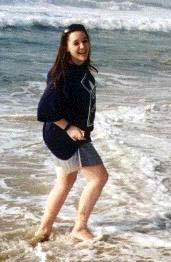 Helen at the beach