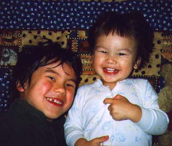 Boys on a Quilt
