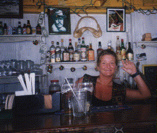 Caroline at Kali's Beach Bar