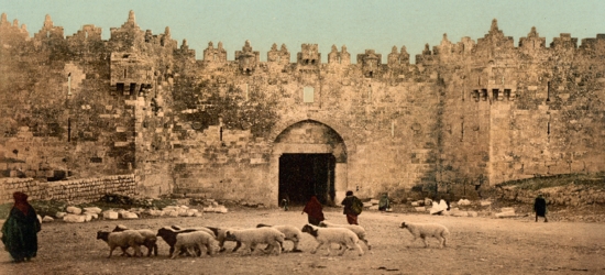 Picture of a Jerusalem - Damascus Gate.