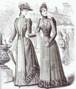 Lisa and her aunt in Paris 1889