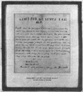 Laws for me when I am old