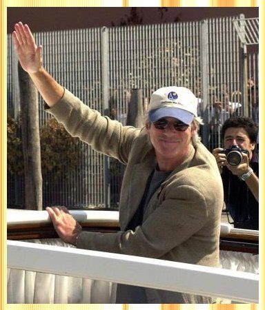Richard waving