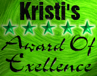 Kristi's Award of Exellence