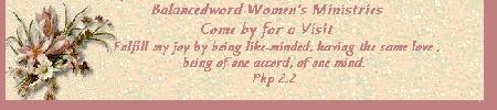 Balancedword Women's Ministries