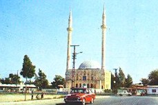 Double Minarets Mosque in Adana, Turkey