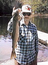 Tim Giasson with Togue..May 2nd, 1999