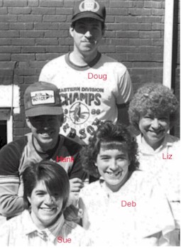 Hank and Liz with their three Children in 1988
