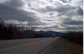 On Route 2 looking toward Ames