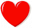 small red heart
