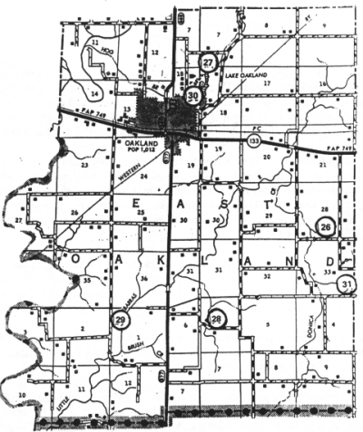 East Oakland Township Cemetery Map