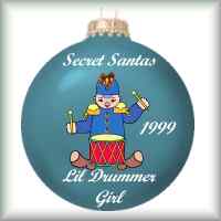 little  drumer boy in an xmas ornament