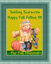scarecrow with pumpkin