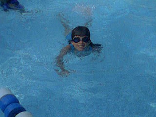 Meagan Swimming