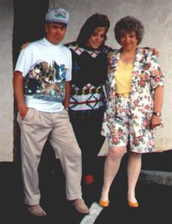 Debi With Mom and Dad