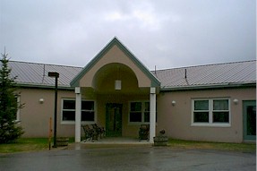 REAR ENTRANCE TO RUMFORD COMMUNITY HOME