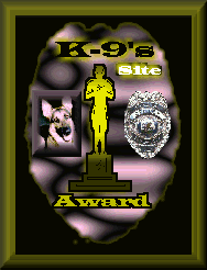 K-9'S Award