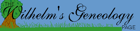 Wilhelm's Genealogy Page