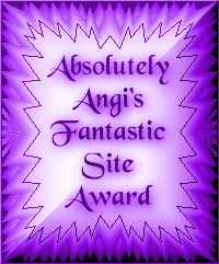 Absolutely Angi's Fantastic Site Award on a zip-zag design