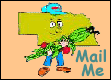 Shape of State of Nebraska, US, icon for Mail Me
