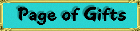 page title, My Page of Gifts with gold banner