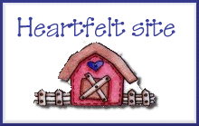 Heartfelt Site, with a clipart hip roof barn and a fence