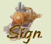 train engine icon used for sign guestbook
