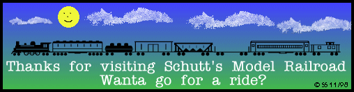 original banner with sky, sun and clouds with a train in view