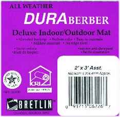 Carpet Burber Matting Label. Click here to see larger image and the matting.
