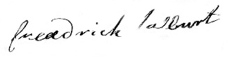 Freadrick signature