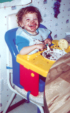 Booster Chair after Birthday Cake