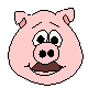 Piggy with Mustache